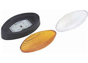 MG Innovative - Black Led Oval Light 170lum On/off - 9090131