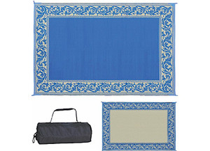 MG Innovative - Classical Mat 6' X 9' Blue/beige With Carry Bag - RD3