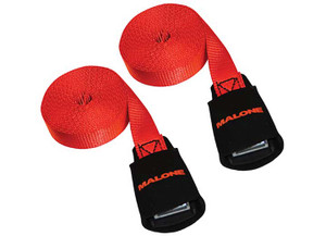 Malone Auto Racks - 12ft Cam Buckle Load Strap 2pk (with Foam Buckle Sleeve) - MPG307-12