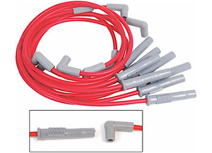 MSD Ignition - 7596 Bronco/f150 Spark Plug Wires (sbf 302351w) Straight Multiangle & 90 Deg - 31329