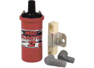 MSD Ignition - Blaster 2 Series Ignition Coil/ballast Resistor/red - 8203