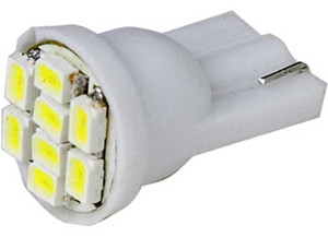Mtq - (2)bulb 194 (t10) 8led White - 6644