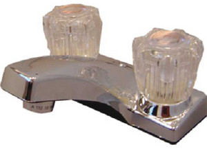 Markimex - 4in Deck Faucet White #082 - UF08242