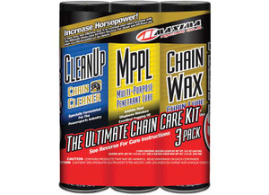 Maxima Racing Oil - Chain Wax Ultimate Care Combo Kit Chain Cleaner/penetrant Lube/chain Wax 3pac - 70-749203