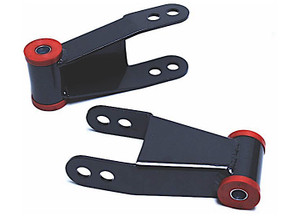 Maxtrac Suspension - 8796 F150/7586 C10 2wd Rear Steel 2in Lowering Shackles(pair) - 411120