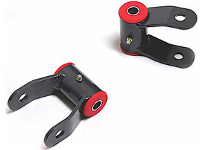 Maxtrac Suspension - 9918 Silv/sierra 1500/0110 25/3500 Hd/9401 Ram 1500 2wd Rear Steel 1in Lift Shackles(pair) - 710515