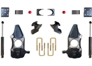Maxtrac Suspension - 0914 F150 2wd/4wd 2/4in Lowering Kit W/maxtrac Shocks - KC333424