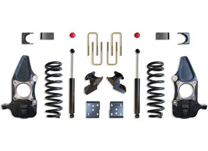 Maxtrac Suspension - 0914 F150 4wd 3in/5in Lowering Kit (spindles)(requires 22in Rims Or Larger) - KC333435-4