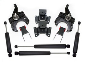 Maxtrac Suspension - 7586 C10 2wd 2.5/4in Lowering Kit W/o Front Shocks(1.25in Thick Rotors) - KS331134H