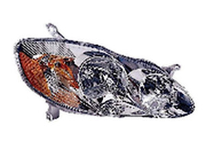 Maxzone - Rh Headlight Assy; Chrome Ty Corolla Ce/le Mdl  0304 - 312-1160R-AS1