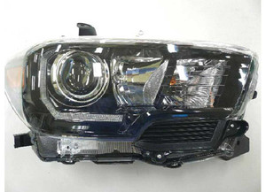 Maxzone - Rh Headlight Assy; Led; W/led Foglamps; Black Bezel Ty Tacoma 1719 - 312-11AER-ASN2N