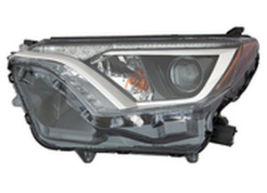 Maxzone - Capa Lh Headlight Assy; Halogen; Usa Blt Ty Rav4 1618 - 312-11AGL-AC2