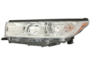 Maxzone - Lh Headlight Assy; Le/le Plus/xle; W/o Led Drl;w/smoked Chrome Accent Ty Highlander/hybrid 1719 - 312-11ASL-AS1