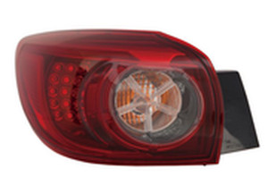 Maxzone - Mz 3 Hb 1418 Rl Asy Outer Led Type Smoke Lh - 316-1939L-AS