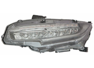 Maxzone - Capa Hd Civic Sdn/cpe 1618/hb/typer 1718 Headlight Assy Led Type Lh - 317-1181L-AC2