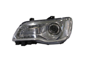 Maxzone - Capa Cr 300 1517 Headlight Assy Halogen Chrome Bezel Lh - 333-1193L-ACC1