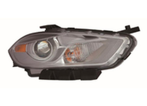 Maxzone - Capa Dg Dart 1315 Headlight Assy Halogen Chrome Trim Rh - 334-1136R-AC1