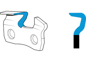 Oregon Tool - Chain Semi Chisel 3/8 Long Top .050 62dl - 91VXL062G