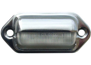 Optronics - Led Mini Chrome License Plate Light Retail - LPL31CS