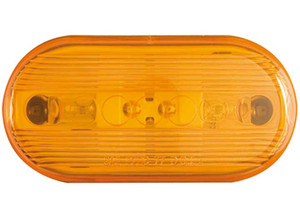 Optronics - Marker Light Oval 2 Bulb Amber - MC66AB