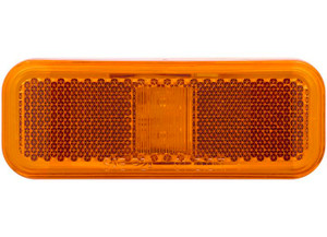 Optronics - Led Mark Rect 2 Diode Two Wire Amber Pl - MCL40ABP