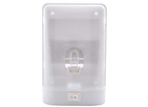 Optronics - Interior Ceiling Light Single Clear Lens On/off/on Switch Eurostyle Retail - RVIL21S