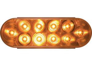 Optronics - 10led 6in Yellow Grommet Mount Parking/rear Turn Signal - STL72ABP