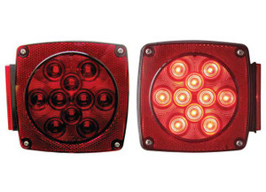 Optronics - Led Waterproof Trailer Light Kit Traditional Style Includes Mounting Hardware Only - TLL90RK