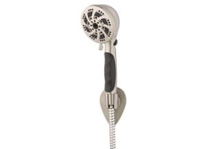 Oxygenics - Oxygenics Fury Rv Brushed Nickel 1.8 Gpm Handheld W/72 Inch Hose Wall Mount & Plumbers Tape - 92489