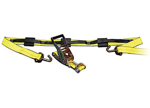 Pacific Cargo Control - Cargo Control Tire Strap W Ratchet  Jhook Ends For 14in  Tire - 11-14W