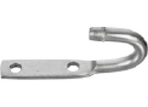 Pacific Cargo Control - Cargo Control Rope Hook  Zinc Plated Predrilled Holes 3/8in  X 31/2in L - 99-45-411