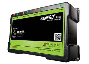 PRO Charging Systems - 12volt/6amp Three Bank Waterproof Battery Charger - RS3