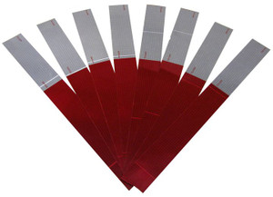 Peterson - Reflective Tape Kit Red/silver - 465K