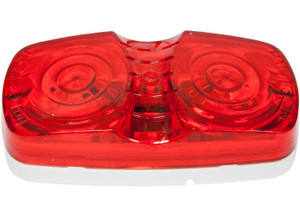Peterson - Red Indouble Bubblein Pcrated Clearance And Side Marker Light - M138R