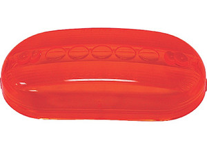Peterson - Repl Lens Oblong 2bulb Red - V134-15R