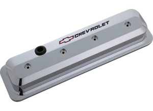 Proform - Chevrolet & Bowtie Emblem Diecast Slantedge Valve Covers Center Bolt S/b V8 8 - 141-844