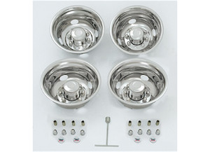 Phoenix - Trailer Dual Wheel 16in/16.5in 8lug 4hh Dotliner Simulator Set - NDT165