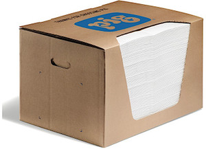 New Pig - Pig Waterrepellent Oilabsorbent Heavyweight Mat Pad 100/box - MAT440