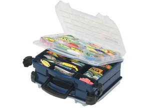 Plano - 395210 Double Cover 2 Sided Satchel Blue/clear - 395210