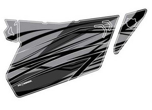 Pro Armor UTV - 2017 Polaris Rzr Xp 1000 Traditional Half Door Graphictitanium/matte/metallic - P173G501TMM
