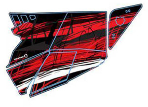 Pro Armor UTV - 2018 Polaris Rzr Xp 1000 Stealth Door Graphicblack Pearl - P181G500BP