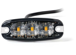 ProMaxx Automotive - Street Legal Led Emergency Strobe Light3 Amber - CLDEM3