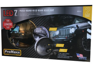 ProMaxx Automotive - 97c Tj/jk/jl/jt Wrangler 7in Led Headlight Kit With Antiflickers (18c Will Need Adapters To Fit) - LED7704