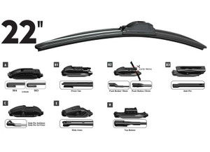 ProMaxx Automotive - Oe Wiper Blade 22in Front Multifit Oe 7pcs - RTX22OE
