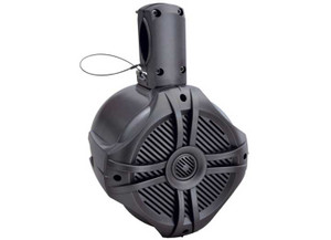Power Acoustik - Marine Grade 6.5in Wake Tower Speaker Enclosure Titanium - MWT-65T