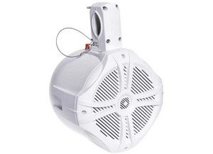 Power Acoustik - Marine Grade 8in Wake Tower Speaker Enclosure White - MWT-80W
