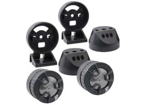 Power Acoustik - 1in Niobium Tweeter 250w 4way Mount Aluminum Gift Box - NB4