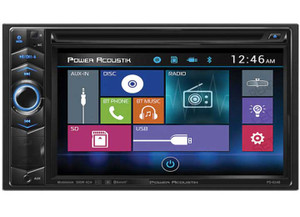Power Acoustik - 2din Source Unit W/bluetooth & 6.2in Lcd - PD624B