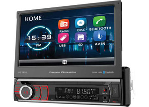 Power Acoustik - 1din Incite Source Unit W/bluetooth & 7in Lcd - PD721B