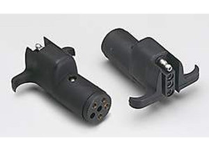 Pollak Engineered - 6way Round To 4way Flat Adapter - 12-717